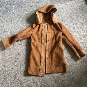 Moon River warm cozy jacket tan/brown